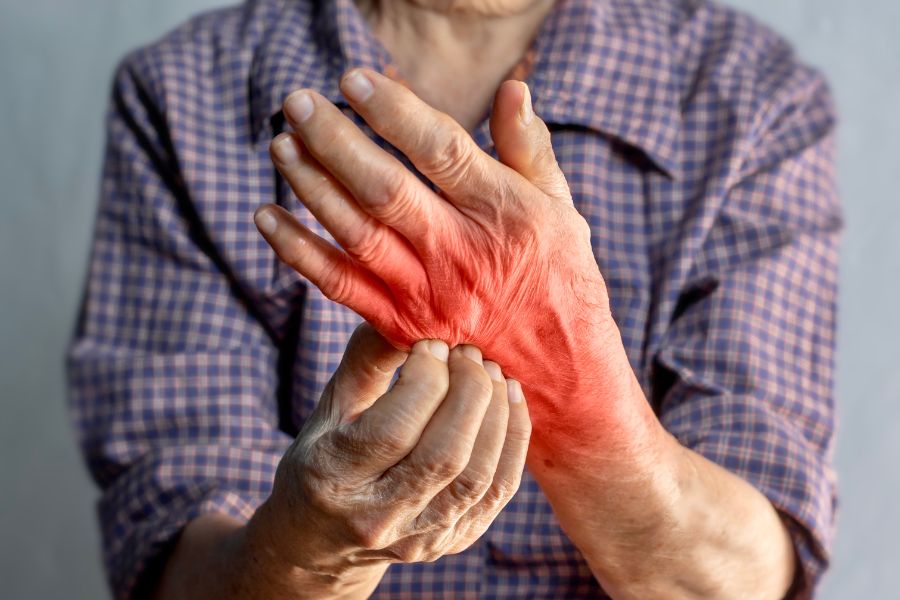 Você sente formigamento nas mãos?